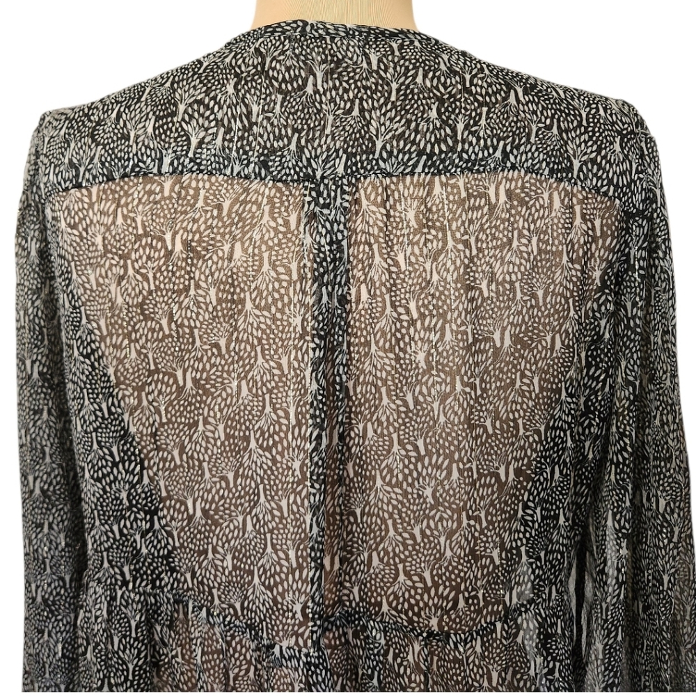 WORLD MARKET Embroidered Sheer Maxi Dress - Size M - Picture 10 of 16